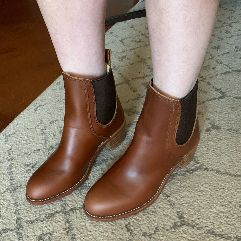 Red Wing Brown Leather Chelsea Boots - Picture 3 of 14